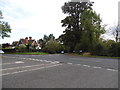 Church Lane at the junction of Park Road, Stoke Poges