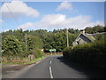 B6357 approaching the junction with the A68