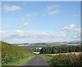 Minor road by Ulston Moor