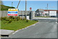 SX5761 : Entrance to Lee Moor china clay works by Graham Horn