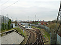 Approach to Beckton station