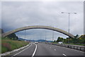 Footbridge over the A55, Penmaen Rhos