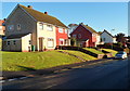 Shakespeare Crescent houses near the corner of Gaer Park Hill, Newport