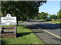 Entering Warwick on the A425