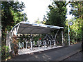 Oxted station cycle parking