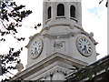 TQ3877 : Clock of St Alfege church, Greenwich by Stephen Craven