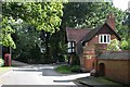 Ashby Folville: telephone box and North Lodge