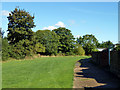 Behind the houses, Torcross Road