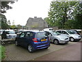 ST1196 : Car parking at Llancaiach Fawr by Jeremy Bolwell