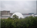 View of King George V Dock from Pontoon Dock station