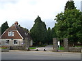 Former entrance to Hawkinge Crematorium