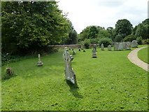 SY7994 : St. John the Evangelist, Tolpuddle: churchyard (2) by Basher Eyre