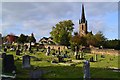 Church, graveyard and primary school in Elsecar