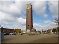 SK4214 : Coalville, clock tower by Mike Faherty