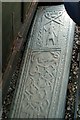 NR9157 : Late medieval carved grave slab by Rose and Trev Clough