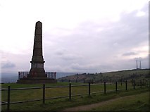 SJ9693 : The war memorial at Werneth Country Park by Raymond Knapman