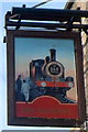 The Railway pub sign, Cam