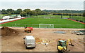 ST6469 : Keynsham Town FC football pitch by Jaggery