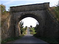 Under the railway to Barncliffe Hill