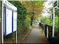 Train information boards, Keynsham railway station