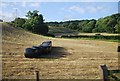 Wrapped bales by the A5