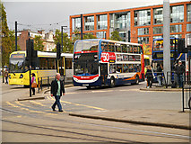 SJ8498 : Piccadilly Gardens Transport Interchange by David Dixon