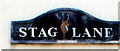 Stag Lane name sign, Llantwit Major