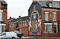 J3574 : "Gertrude Star" mural, Belfast (2) by Albert Bridge