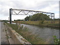 Pipe bridge over the Fossdyke at Saxilby