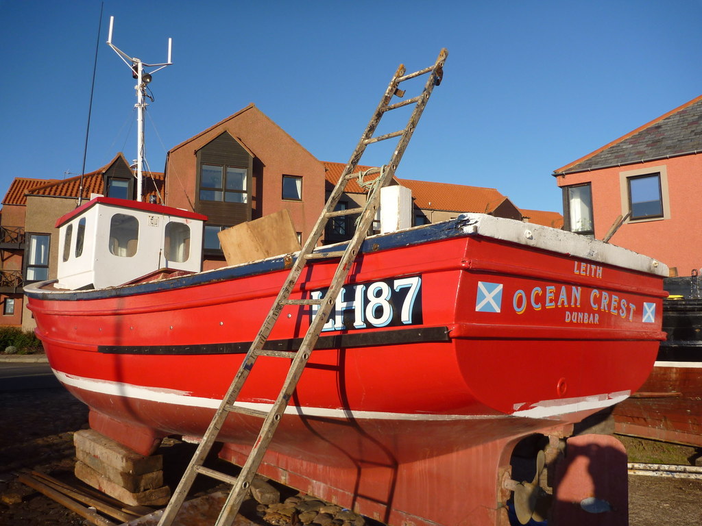 metal yacht in leith