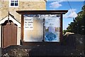 Melville Methodist Church - notice board, near Farlow