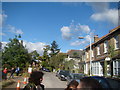 View along Sunset Avenue from outside Woodford Golf Club