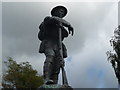 The Abergavenny war memorial statue