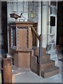 NY7756 : Holy Trinity Church, Whitfield - pulpit by Mike Quinn