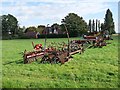 Farm machinery by Carlton Road, Bassingham