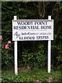 TM4183 : Woody Point Residential Home sign by Geographer