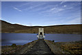 NH3370 : Intake tower on Loch Glascarnoch by Peter Moore