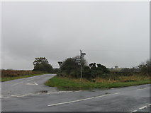 NZ1146 : Road junction by Alex McGregor