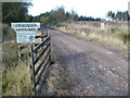 Entrance to Craigadam Woodlands