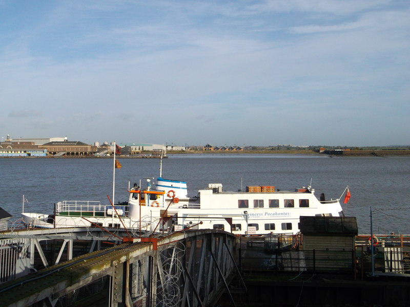 Princess Pocahontas at Gravesend Pier © David Anstiss :: Geograph ...