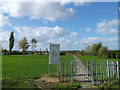 Path into Gobions Park, East Tilbury