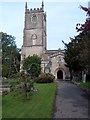 The Parish Church of St George, Cam viewed from the south