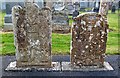 Adam and Eve gravestones in Little Dunkeld Parish Church