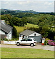 Monmouthshire countryside viewed from Mynydd-bach