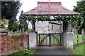 Decorated Lychgate at St Mary