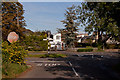 4-way road junction at eastern end of Deane Down Drove