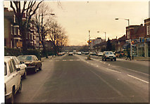 TQ2489 : Regents Park Road in 1985 by David Howard
