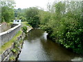 Afon Br?n downstream from Pont a