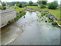 Afon Br?n upstream from Pont a