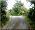 Across Penwern Lane bridge near Penperlleni 